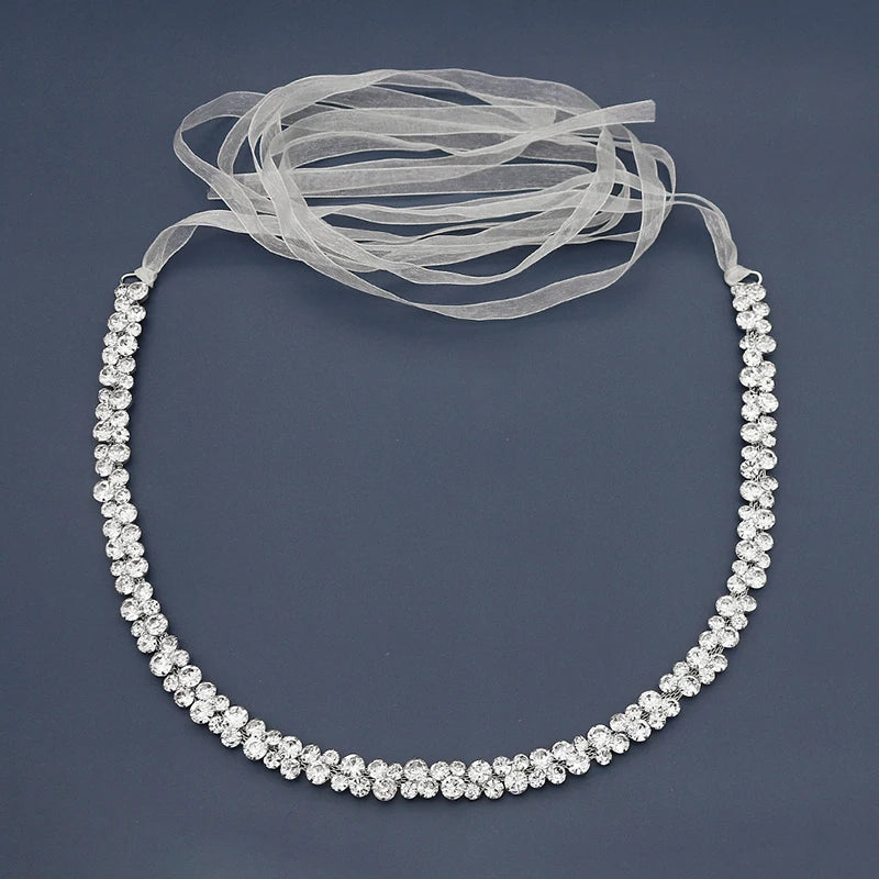 Miallo Bridal Rhinestone Belt - Top-Rated Crystal Sash for Weddings & Prom