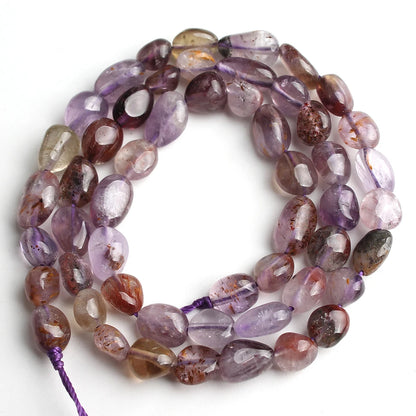 Vibrant Mixed Color Irregular Gemstone Beads for DIY Jewelry Crafting 15-Inch Strand