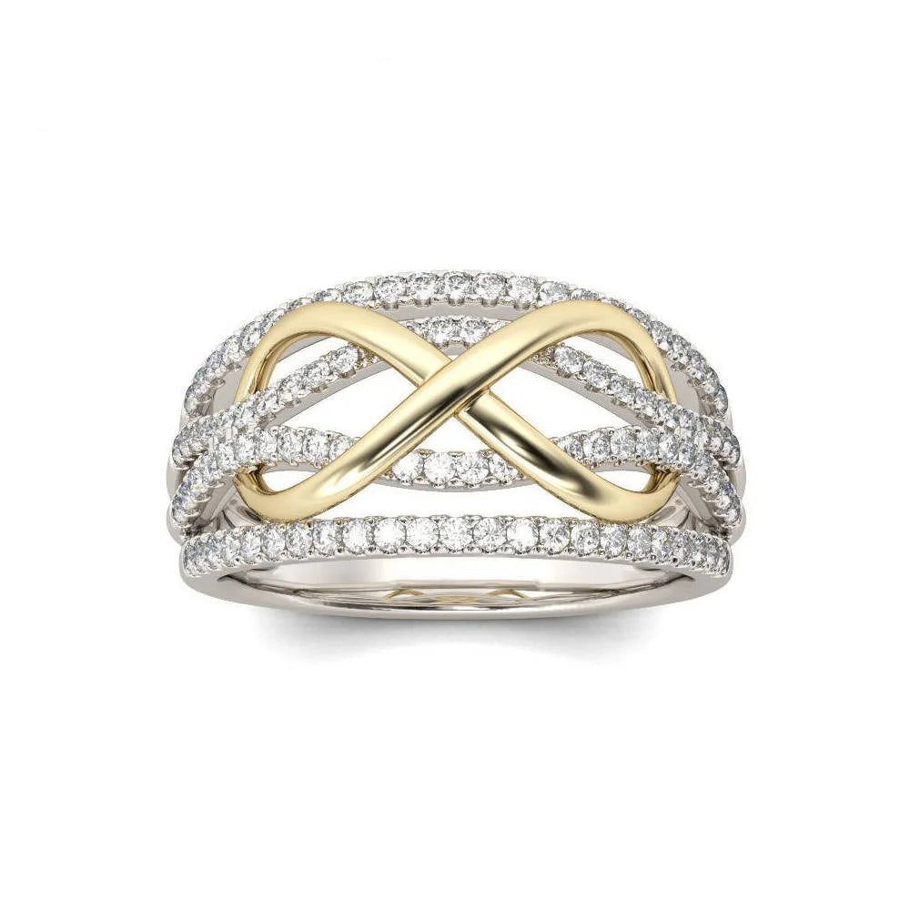 Infinity Love Ring 925 Sterling Silver Bowknot Eternity Jewelry for Women Top Rated Customer Favorite 5