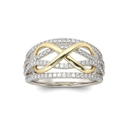 Infinity Love Ring 925 Sterling Silver Bowknot Eternity Jewelry for Women Top Rated Customer Favorite 5