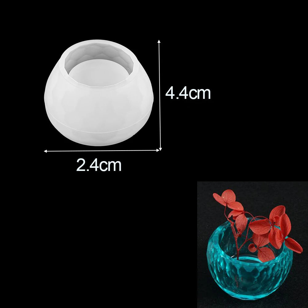 Heart Shape Silicone Jewelry Casting Mold for DIY Crafting and Accessories