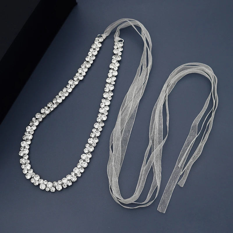 Miallo Bridal Rhinestone Belt - Top-Rated Crystal Sash for Weddings & Prom