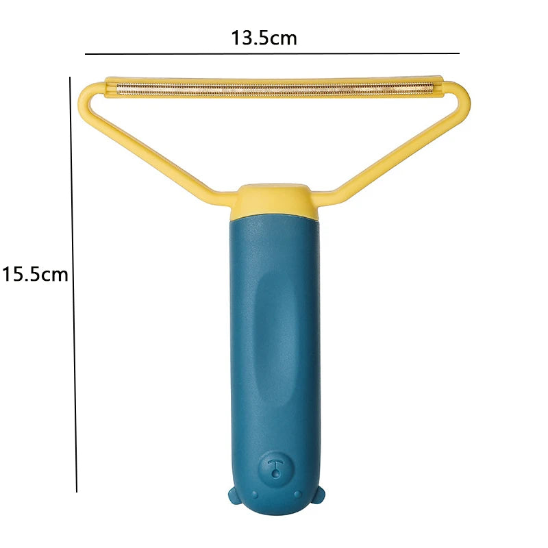 Portable Lint Remover Manual Lint Roller Clothes Brush Tools New blue