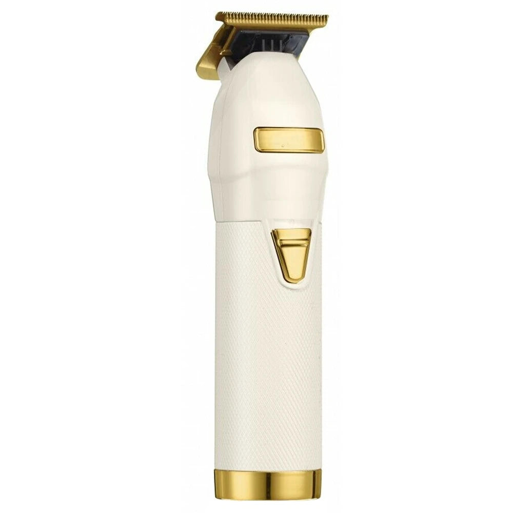 Zero Gaped Professional Titanium Alloy Hair Clipper Rechargeable Barber Trimmer for Men Fast Charging Wet and Dry Haircuts