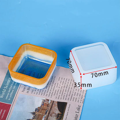 Heart Shape Silicone Jewelry Casting Mold for DIY Crafting and Accessories