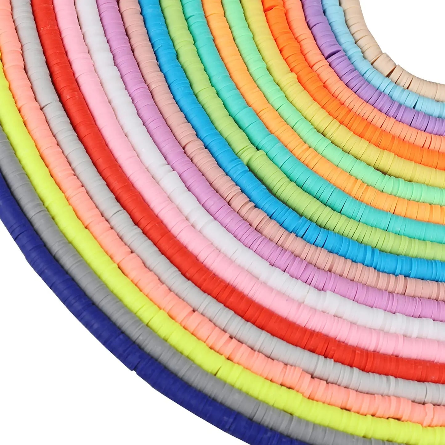 Vibrant 320-Piece Polymer Clay Beads Set for DIY Jewelry Crafting