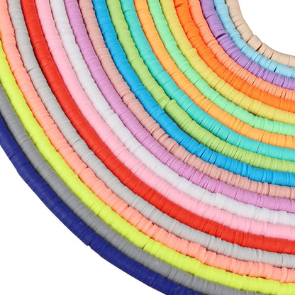 Vibrant 320-Piece Polymer Clay Beads Set for DIY Jewelry Crafting