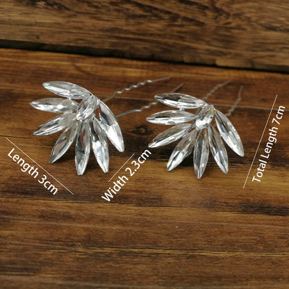 Elegant Pearl Bridal Hair Pin U-Shaped Barrette Clip for Wedding and Party Styles