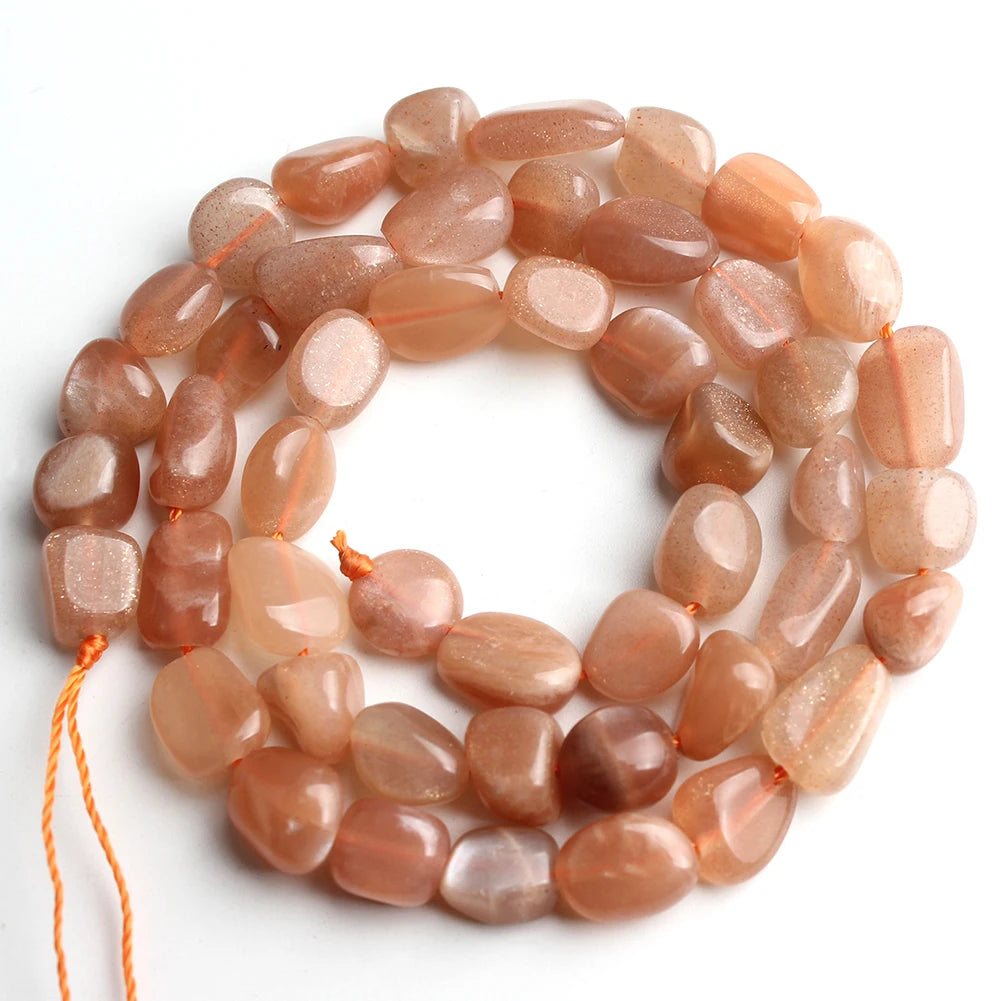 Vibrant Mixed Color Irregular Gemstone Beads for DIY Jewelry Crafting 15-Inch Strand