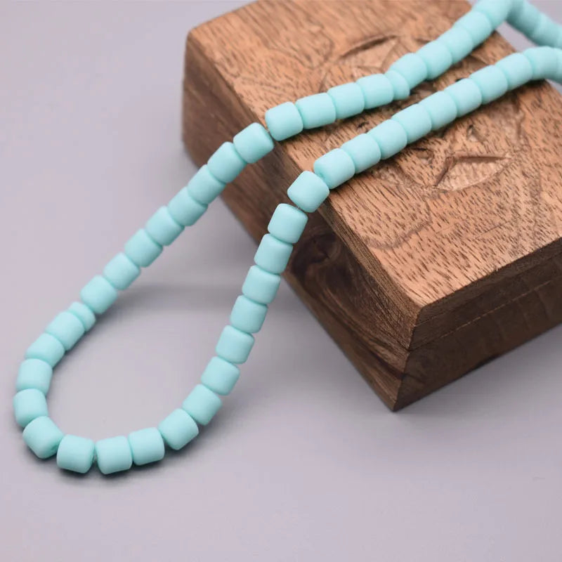 Vibrant Polymer Clay Tube Spacer Beads for DIY Jewelry and Bracelets