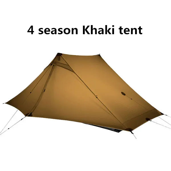 3F UL GEAR LanShan 2 Pro 2 Person Ultralight Tent 4 Season Khaki Tent CHINA