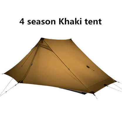 3F UL GEAR LanShan 2 Pro 2 Person Ultralight Tent 4 Season Khaki Tent CHINA