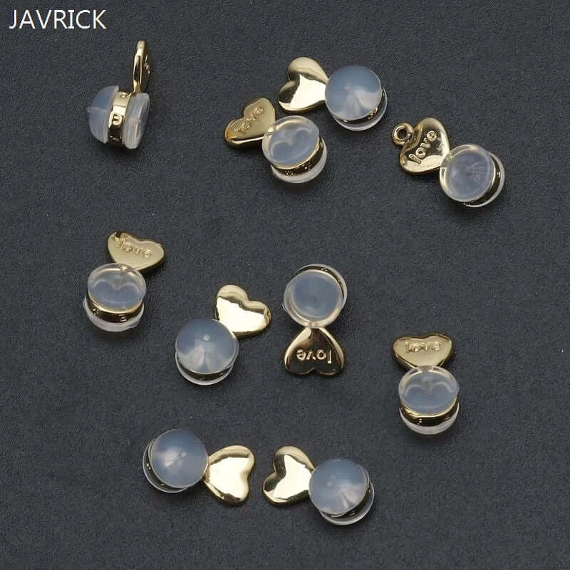 10Pcs Heart Love Magic Adjustable Earring Lifters Support Set