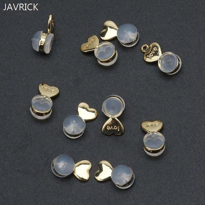 10Pcs Heart Love Magic Adjustable Earring Lifters Support Set