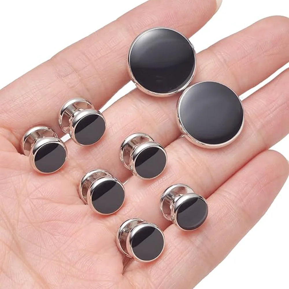 Elegant 10 Piece Mens Cufflinks Set for Weddings and Formal Events
