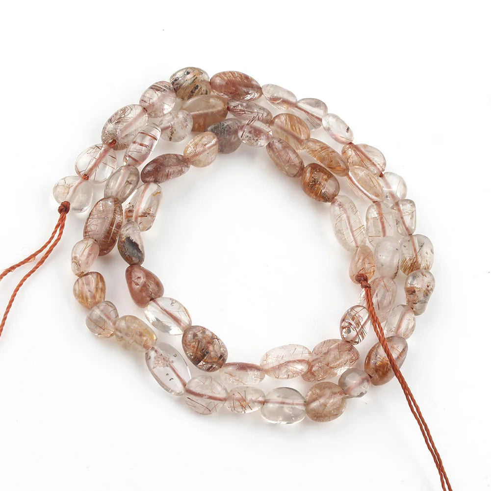 Vibrant Mixed Color Irregular Gemstone Beads for DIY Jewelry Crafting 15-Inch Strand