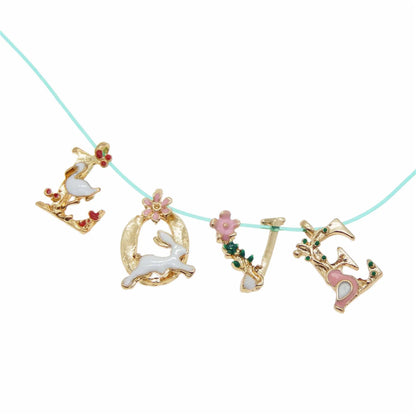 GraceAngie Gold Alphabet Letter Charms Set for DIY Jewelry and Home Decor