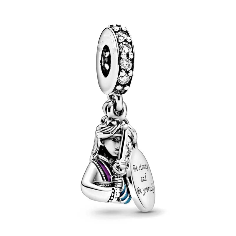 925 Silver Dress Pendant Charms for European Bracelets P389