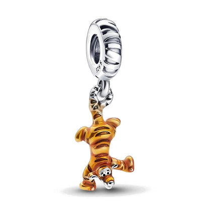 Exquisite 925 Silver Elephant Dog Bead Fish Pig Pendant for DIY European Bracelet Jewelry