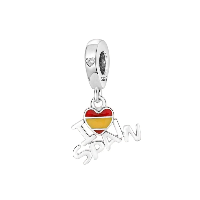 Lucky Leaf Dangle Bead Bracelet 925 Sterling Silver Plated DIY Jewelry Spacer B3279
