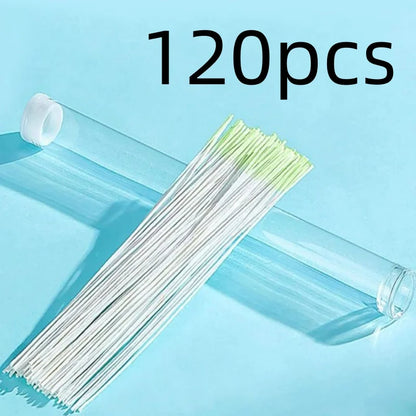 120/60Pcs Ear Piercing Cleaning Tool for Effective Dirt Odor Removal green 120pcs