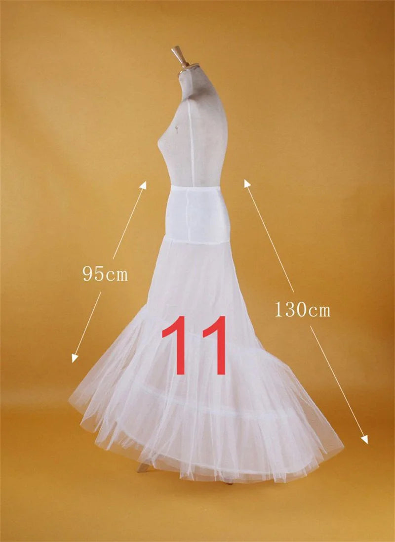 Elegant Customizable Wedding Petticoat Slip with 11 Versatile Styles