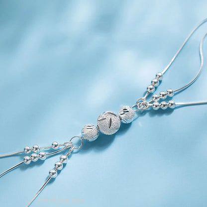 Elegant 925 Sterling Silver Zircon Charm Bracelet for Women Bohemian Fashion Jewelry Gift