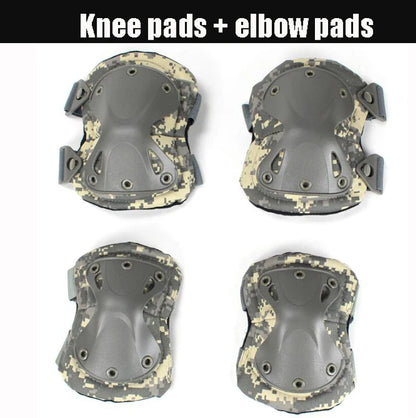 Unisex Camo Tactical KneePad Elbow Pads Safety Gear Kneecap Only Knee pads 1