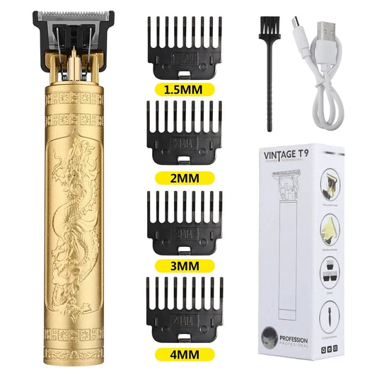 Retro T9 Haircutting Machine Set - Premium Trimmer and Shaver for Men