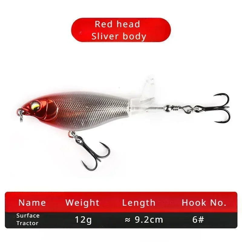 5pcs Floating Propeller Lure Bionic Bait for Fishing Gear
