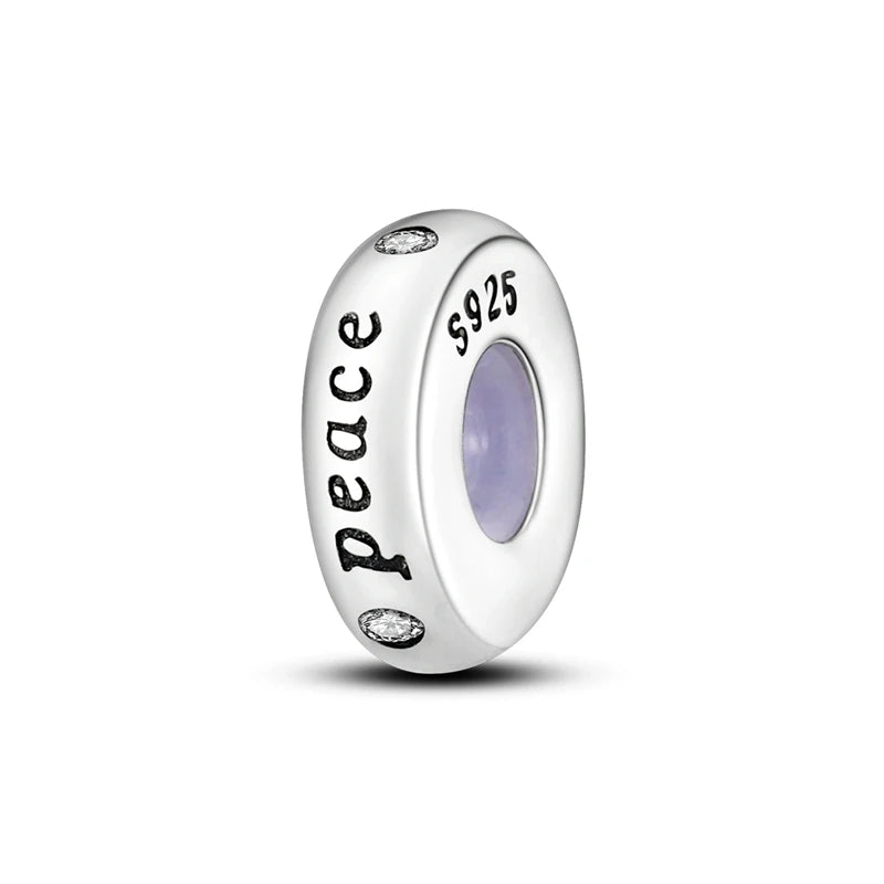 925 Sterling Silver Spacer Beads Charms for DIY Bracelets Jewelry Gifts for Women KTC148