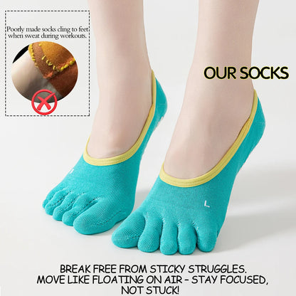 Women Split Toe Yoga Socks Quick Dry Anti Odor No Show