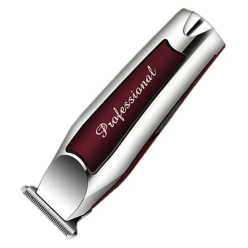 Rechargeable Titanium Alloy Hair Clipper Grooming Kit for Men with Electric Length Adjustment and Automatic Power Selection