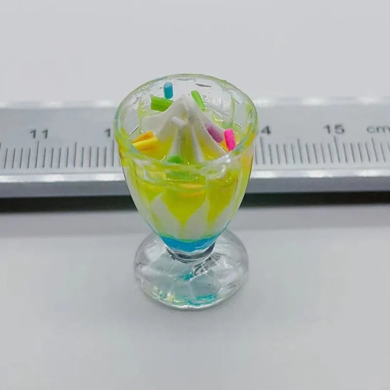 Charming 3D Resin Ice Cream Pendants for DIY Jewelry Crafting