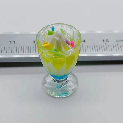 Charming 3D Resin Ice Cream Pendants for DIY Jewelry Crafting