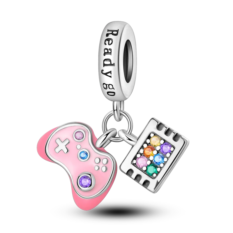 925 Sterling Silver Charm Bead Bracelet for Smartwatch and DIY Jewelry KTC1159