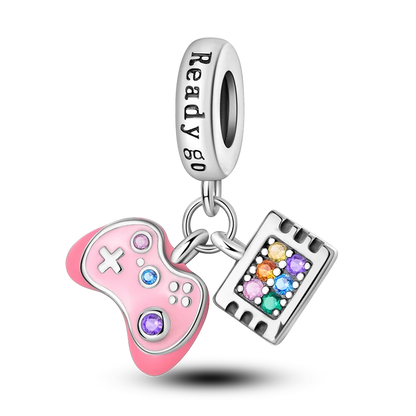 925 Sterling Silver Charm Bead Bracelet for Smartwatch and DIY Jewelry KTC1159