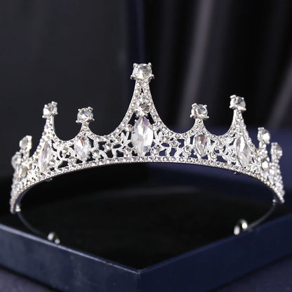 Silver Crysta Baroque Vintage Tiara - Top-Rated Wedding Hair Accessory for Brides & Pageants Silver 2