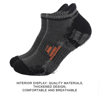 6 Pairs Unisex Terry Sole Running Socks Thick Cotton