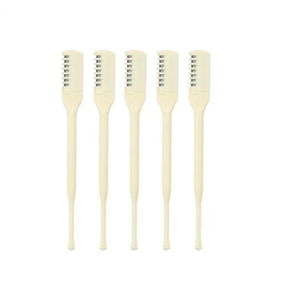10PCS Precision Nose Hair Scissors - Ultra Thin Ergonomic Travel Friendly Grooming Tool 5pcs
