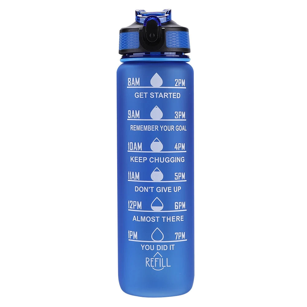 1L Silicone Leakproof Sport Water Bottle For Travel