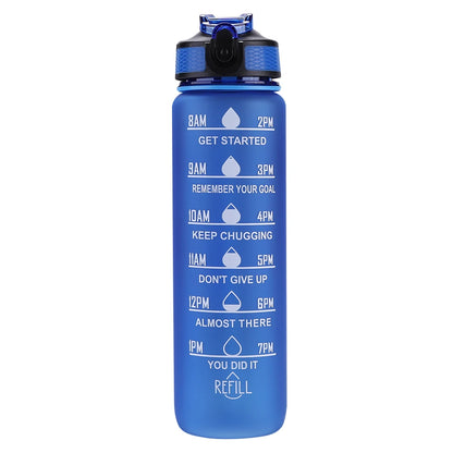 1L Silicone Leakproof Sport Water Bottle For Travel