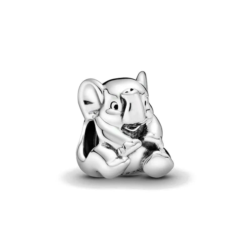 Exquisite 925 Silver Car Bead Cross Pendant for European Bracelets Stylish DIY Jewelry for Women