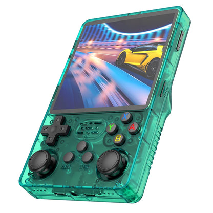 BOYHOM R36S Plus Retro Handheld Game Console Linux 64 Bit RK3326 4 Inch IPS Screen Portable Pocket Video Player 64GB