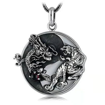 Handcrafted Skull Roman Helmet Pendant Necklace for Men