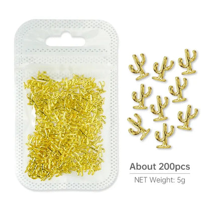 Resin Filling Metal Rivet Moon Stars Nail Art Decorations Mixed Beach Ocean Style Jewelry DIY Charms 5g-HYLD-6