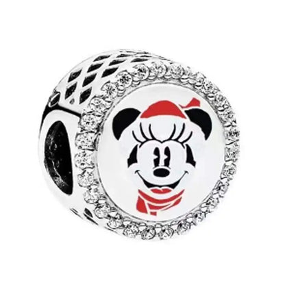 925 Sterling Silver Luggage Box Beads Rabbit Cat Pendant for DIY European Charm Bracelets Exquisite Zircon Jewelry