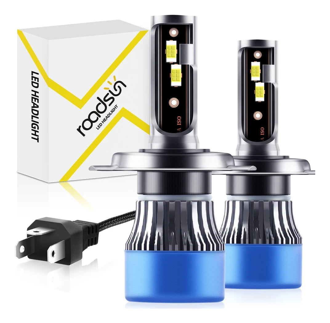 Ultra-Bright 200W LED Car Headlight Bulb Set with Canbus Compatibility and CSP Chip Technology