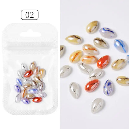 Kawaii Lollypop 3D Nail Art Charms Set with Resin Butterfly and Bear Rhinestones