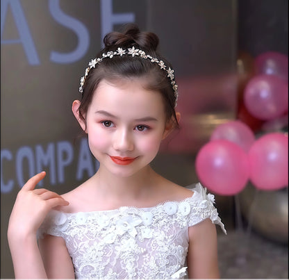 Elegant Crystal Rhinestone Headband for Girls Wedding Hair Accessories